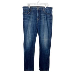 Lucky Brand Jeans Men 40 x 36 Blue Denim Ol Lipservice Classic Straight Bottoms